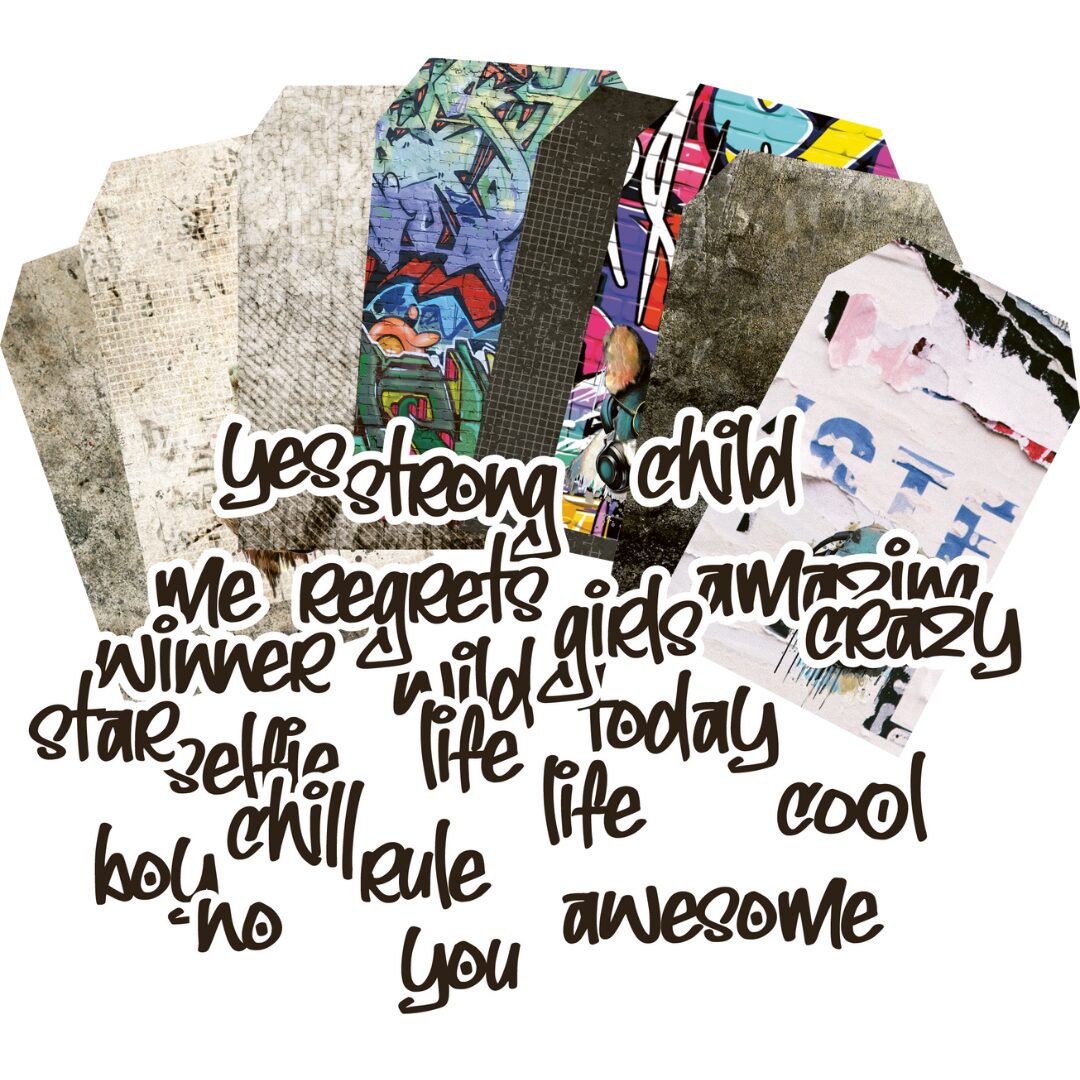 Uniquely Creative - Creative Cuts - Eclectic Grunge - Tags & Titles