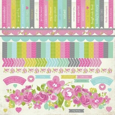 Kaisercraft 12x12" Sticker Sheet - Confetti