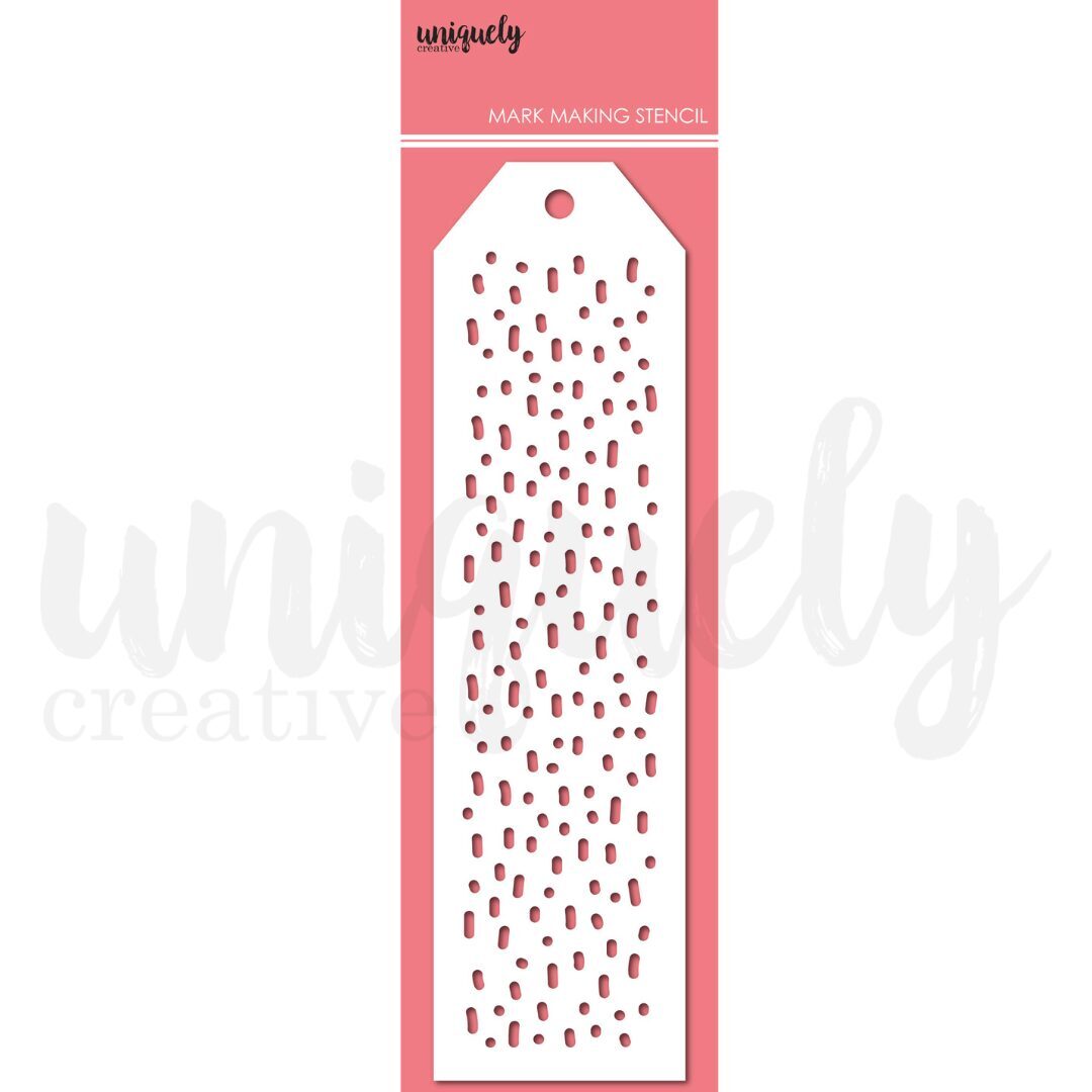 Uniquely Creative Mark Making Stencil - Dash
