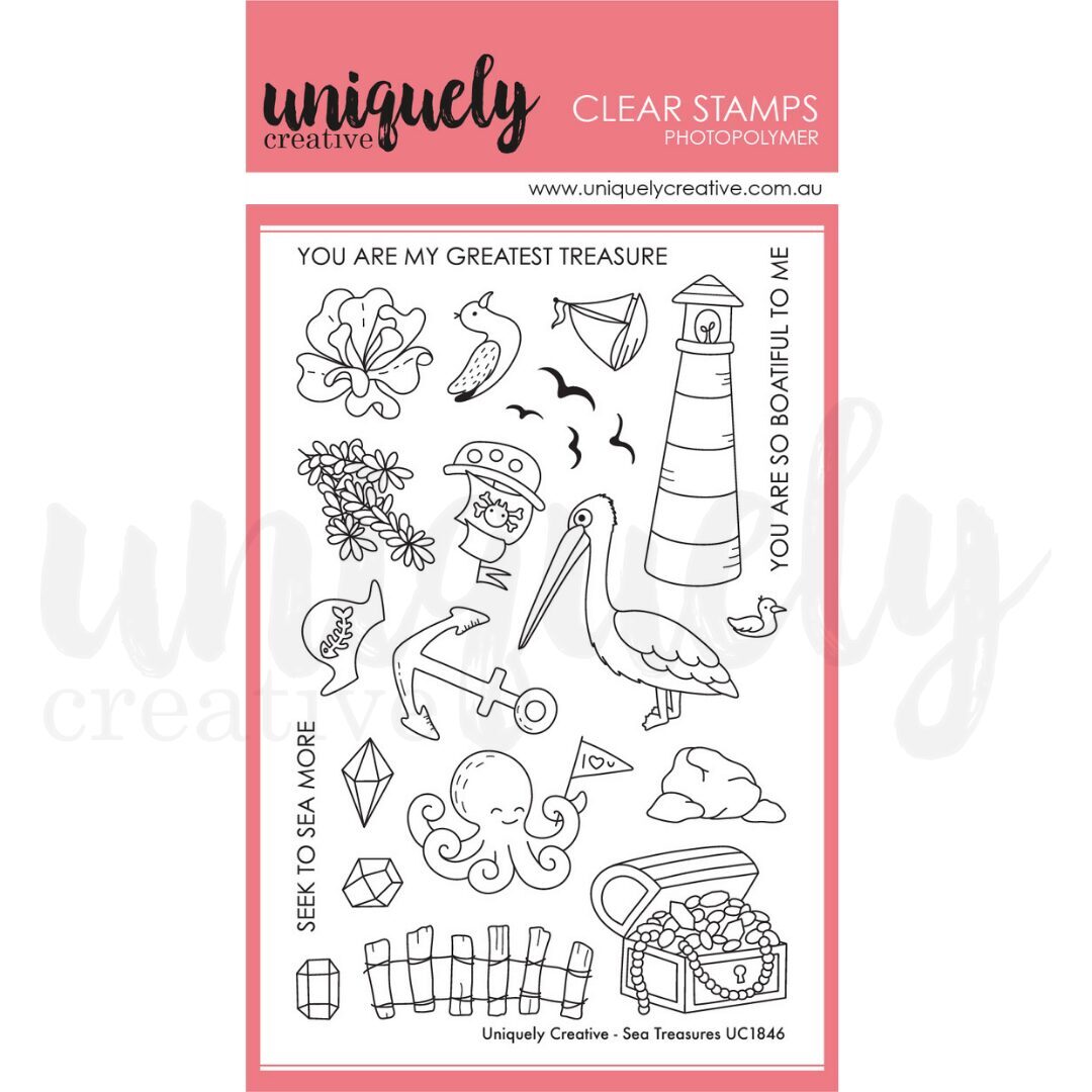 Uniquely Creative Stamp & Die Set Bundle - Sea Treasures