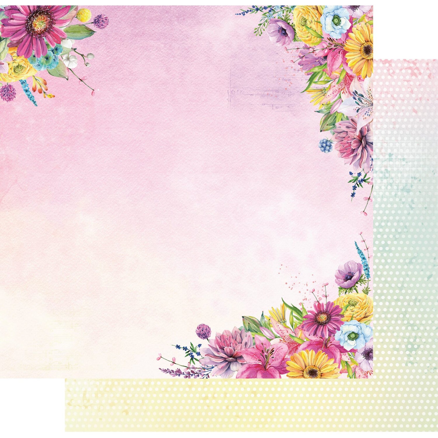 Uniquely Creative Flowering Utopia - Shine Paper