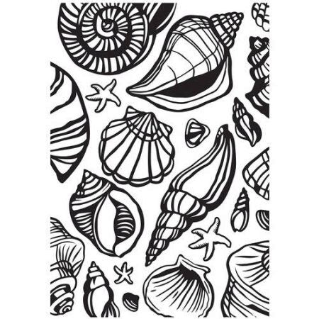 Kaisercraft Embossing Folder 4x6" - Sea Shells