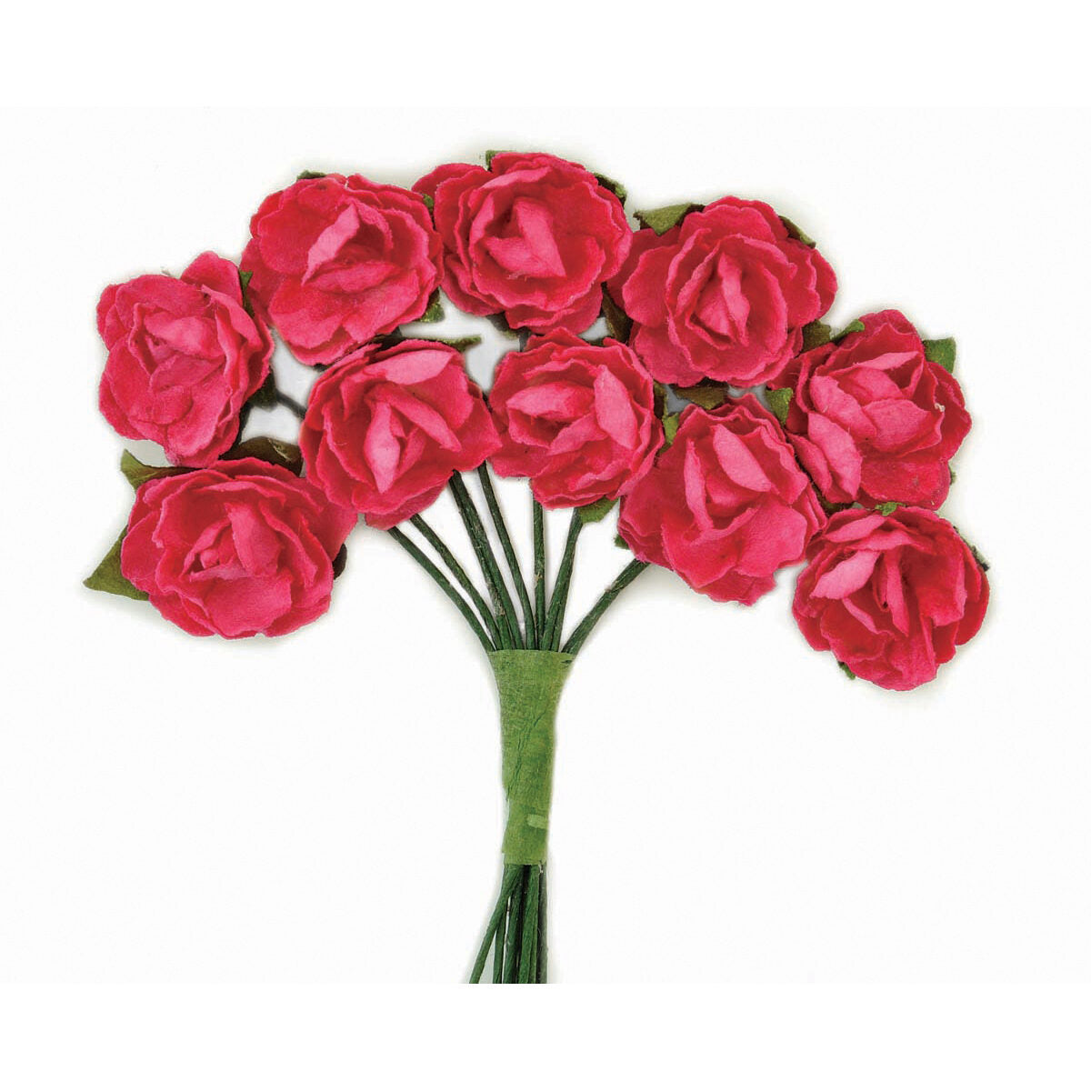Kaisercraft Mini Paper Blooms - Hot Pink