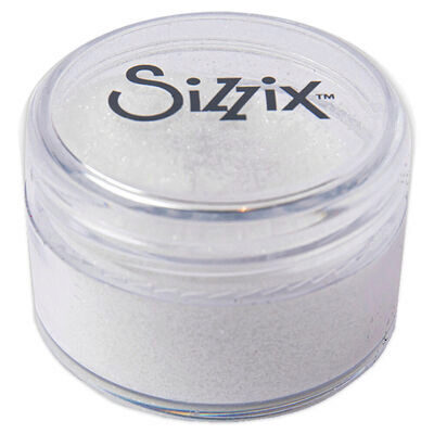 Sizzix Making Essential Biodegradable Fine Glitter - White