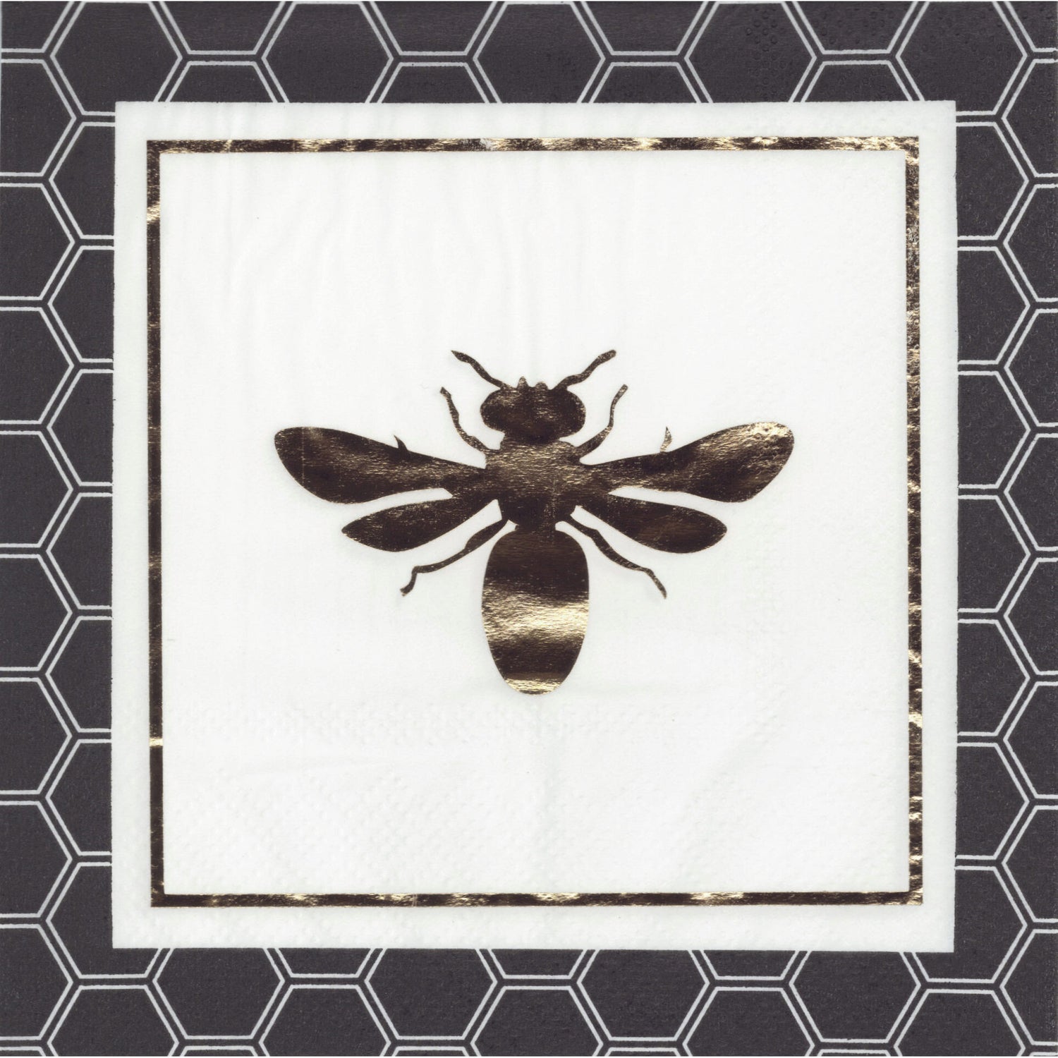 SugarPlum Party Napkin/Serviette - Golden Bee