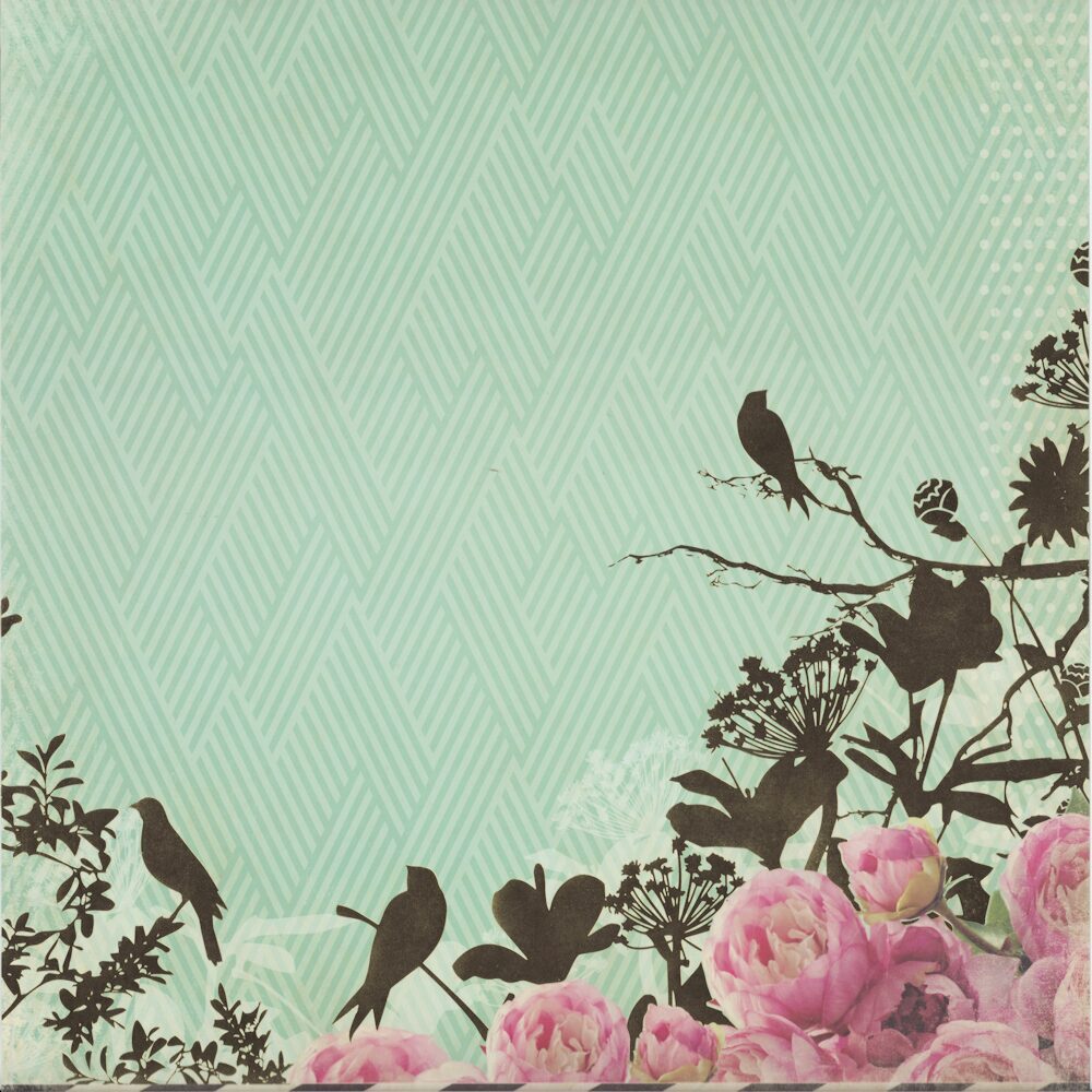 Kaisercraft 12x12" Speciality Paper - Golden Flowers (Gold Foil)