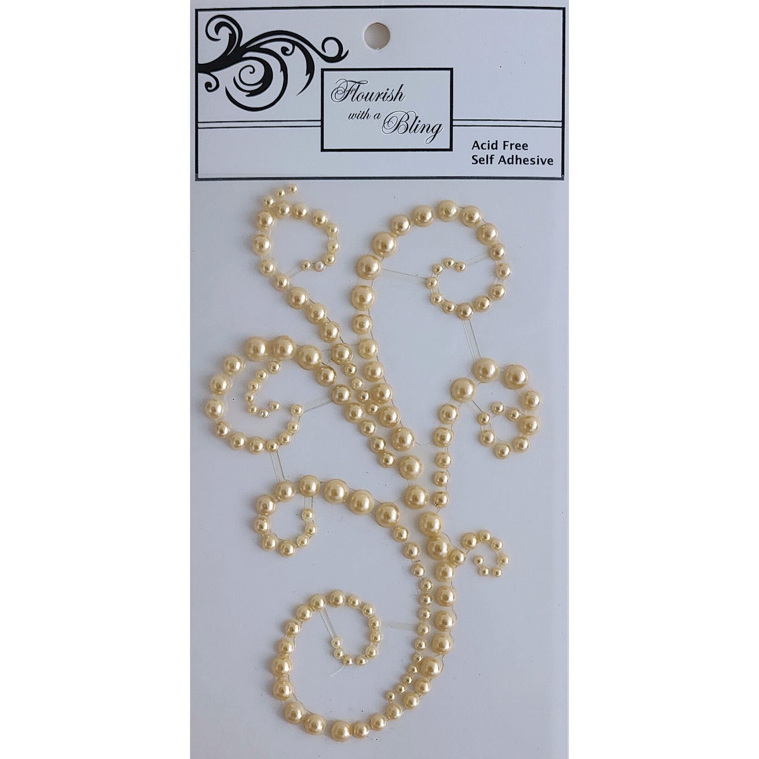 FWAB Grace Pearl Flourish - Latte