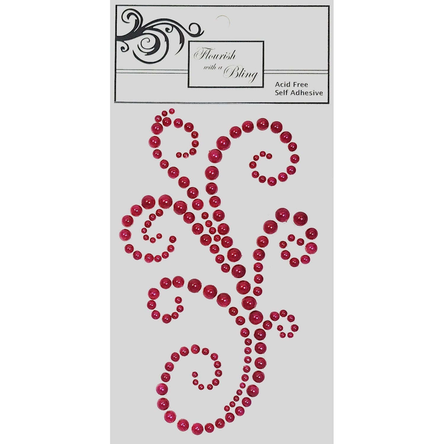 FWAB Grace Pearl Flourish - Red