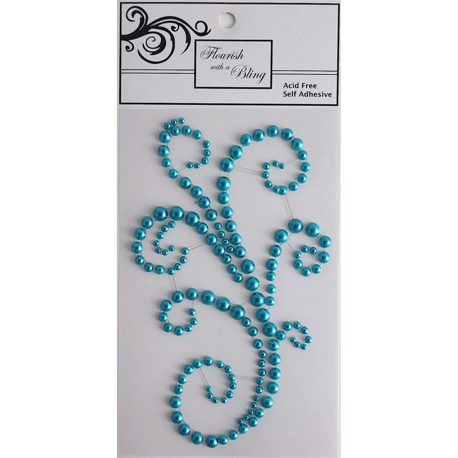 FWAB Grace Pearl Flourish - Teal