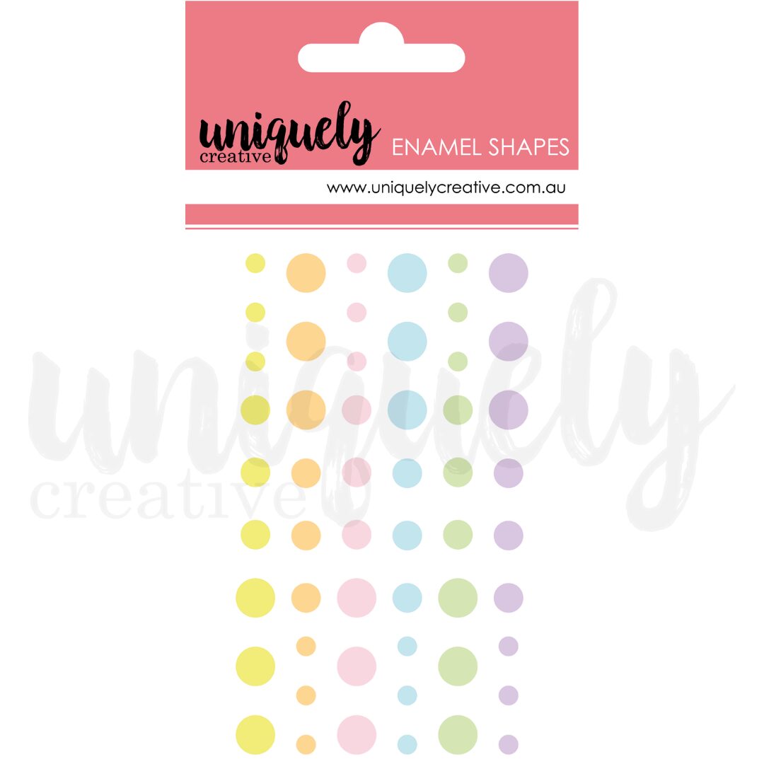 Uniquely Creative Enamel Dots - Summer