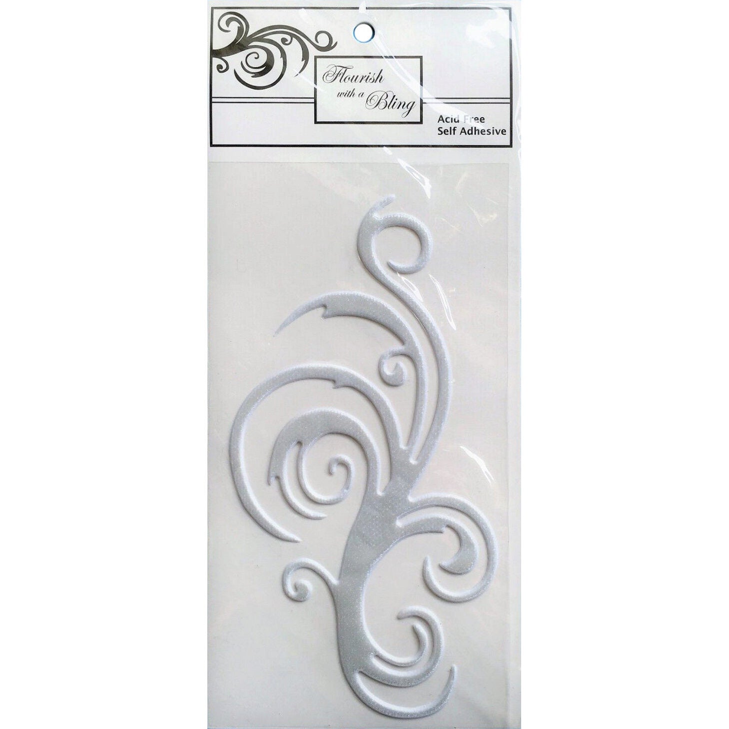 FWAB Jasmine Puffy Flourish - White