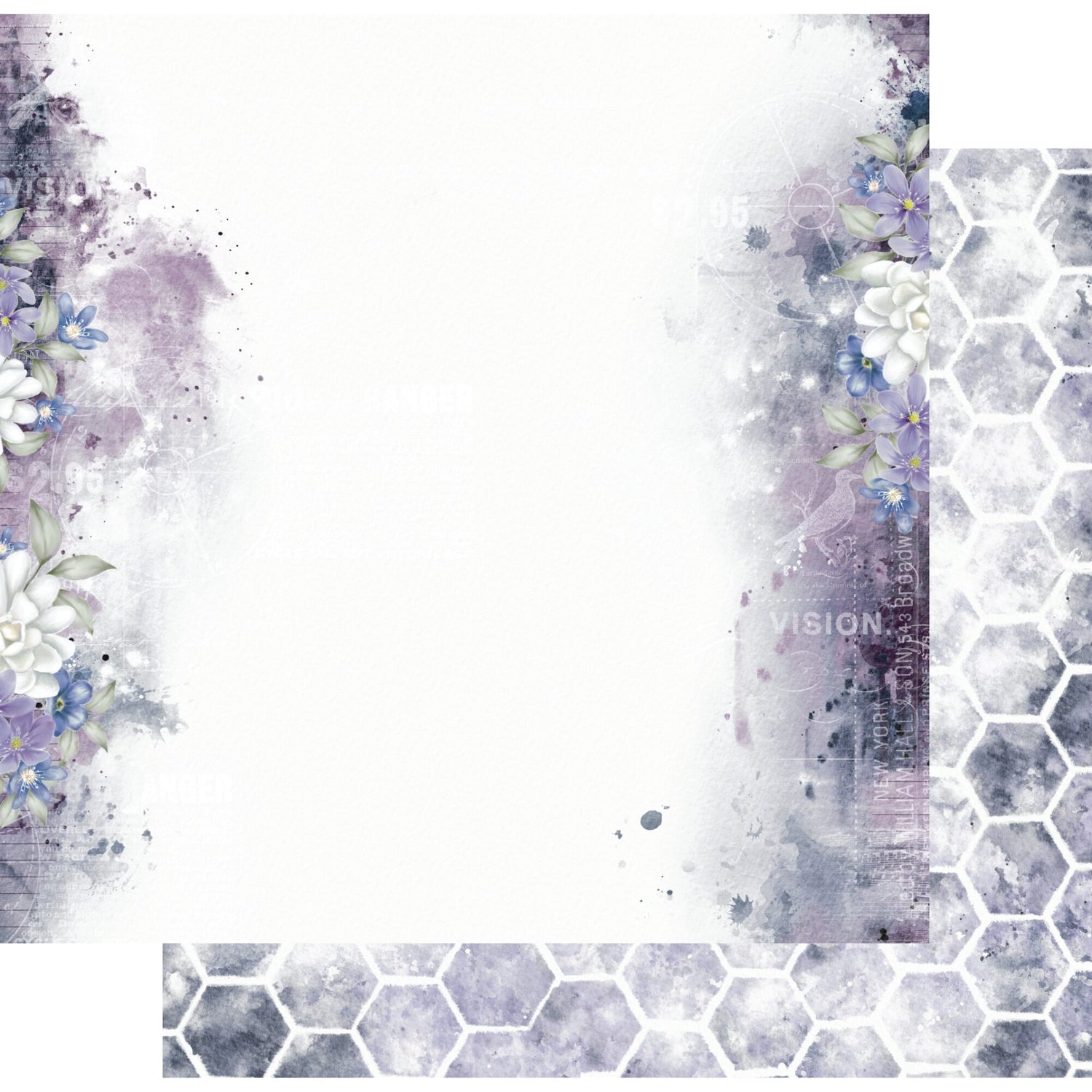 Uniquely Creative Indigo & Violet - Always There Paper