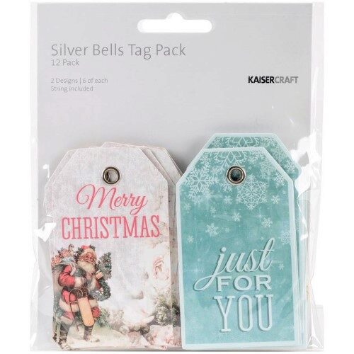 Kaisercraft Tag Pack - Silver Bells