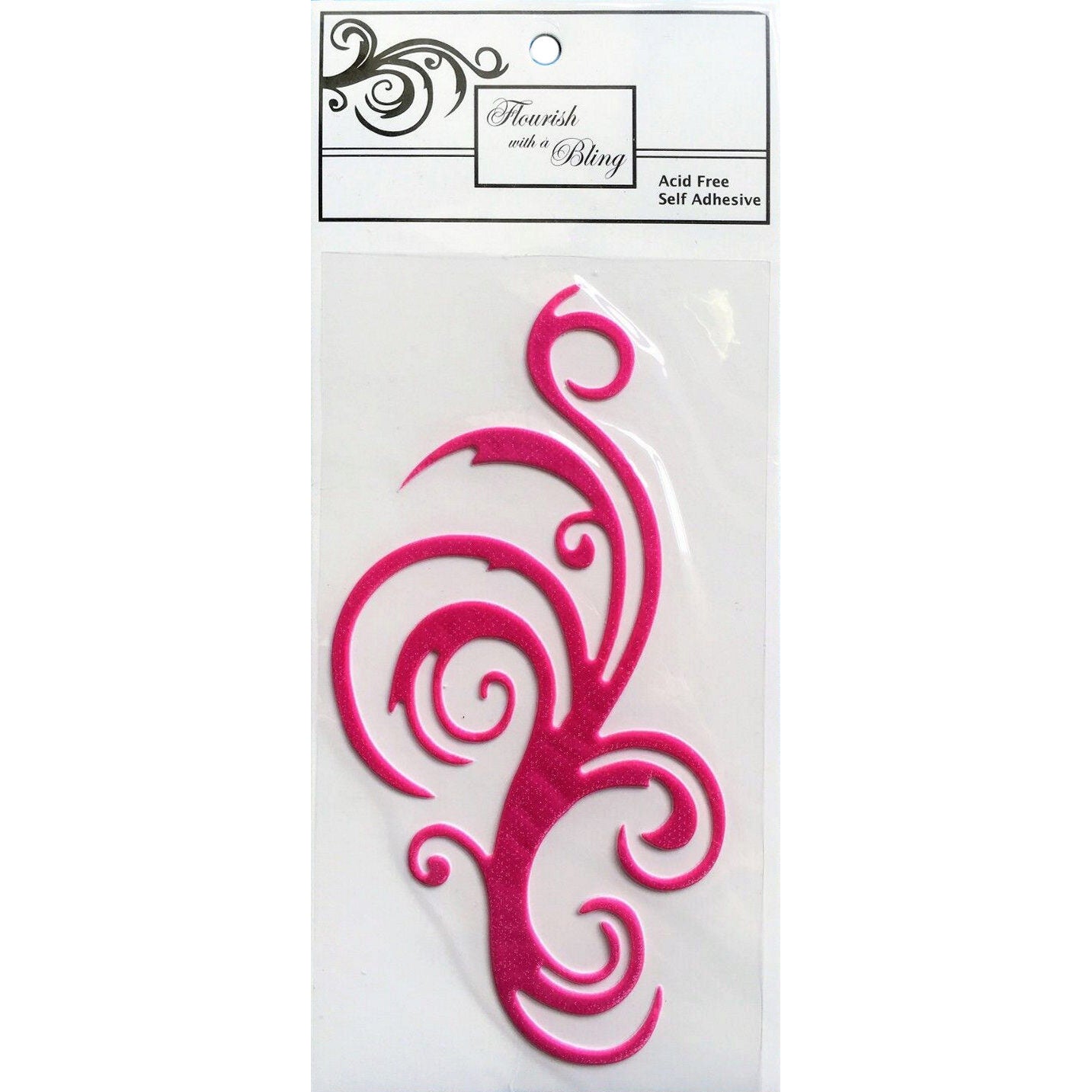 FWAB Jasmine Puffy Flourish - Hot Pink