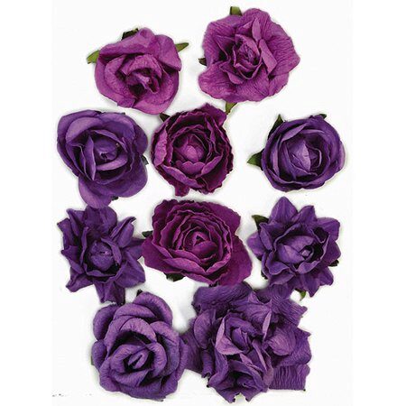 Kaisercraft Paper Blooms - Grape