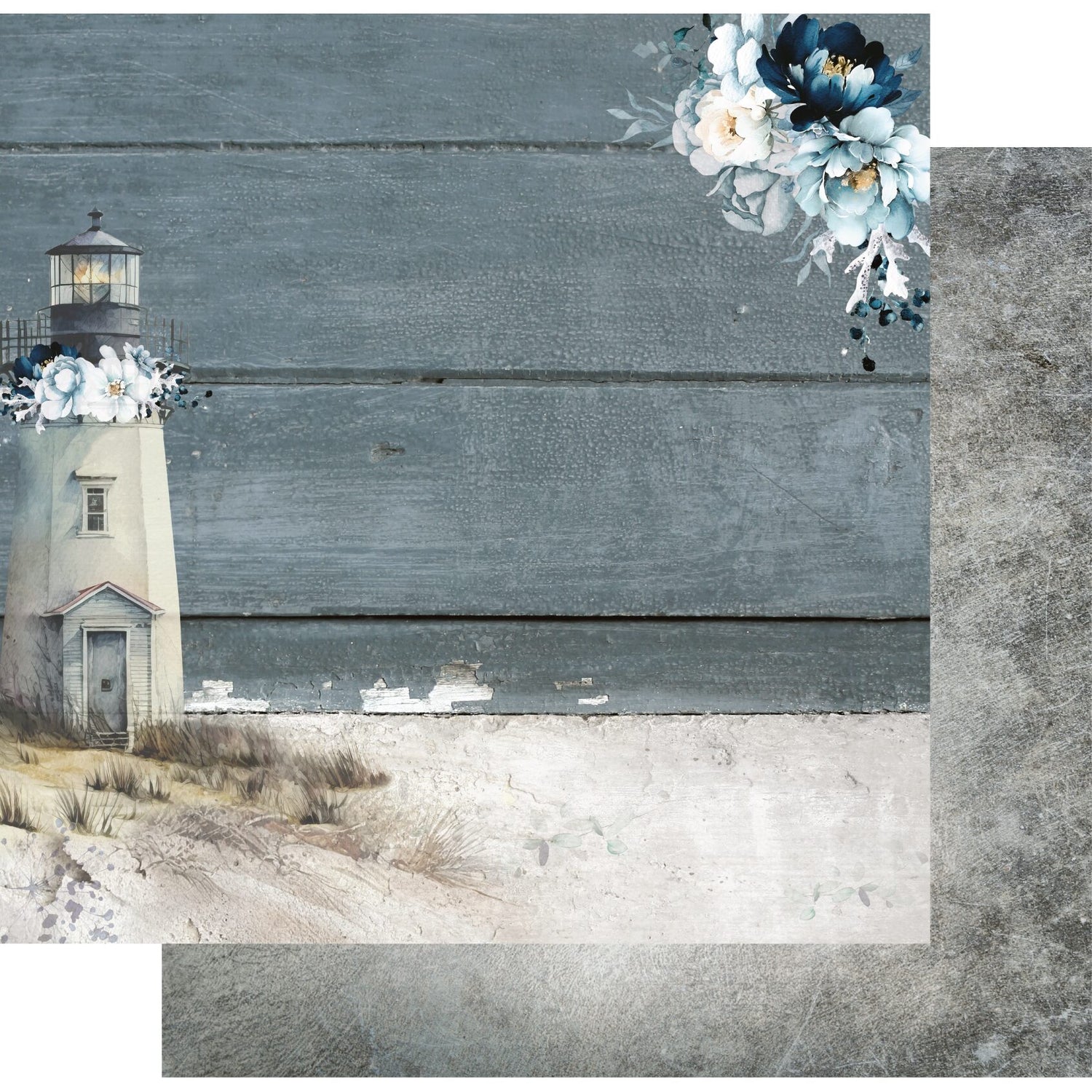 Uniquely Creative Shades of Whimsy - Coastal Lighthouse Paper