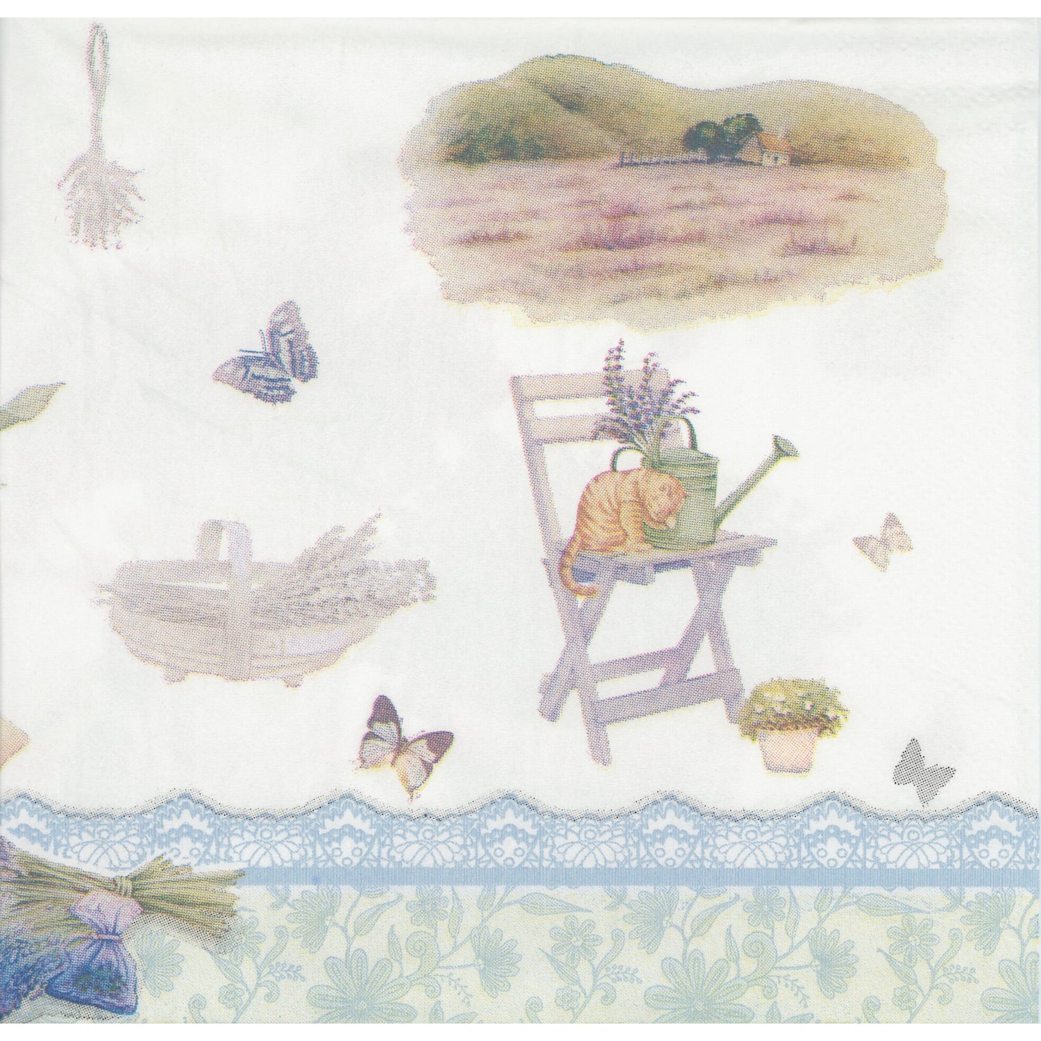 Unbranded Napkin/Serviette - Lavendar Dreams