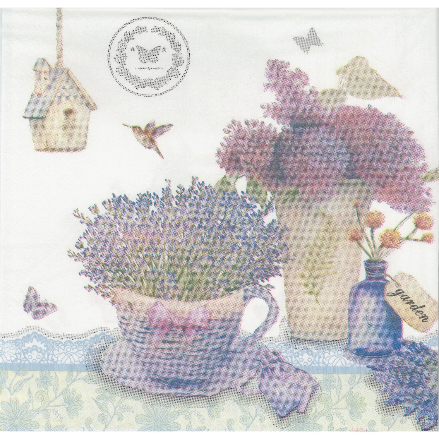 Unbranded Napkin/Serviette - Lavendar Dreams