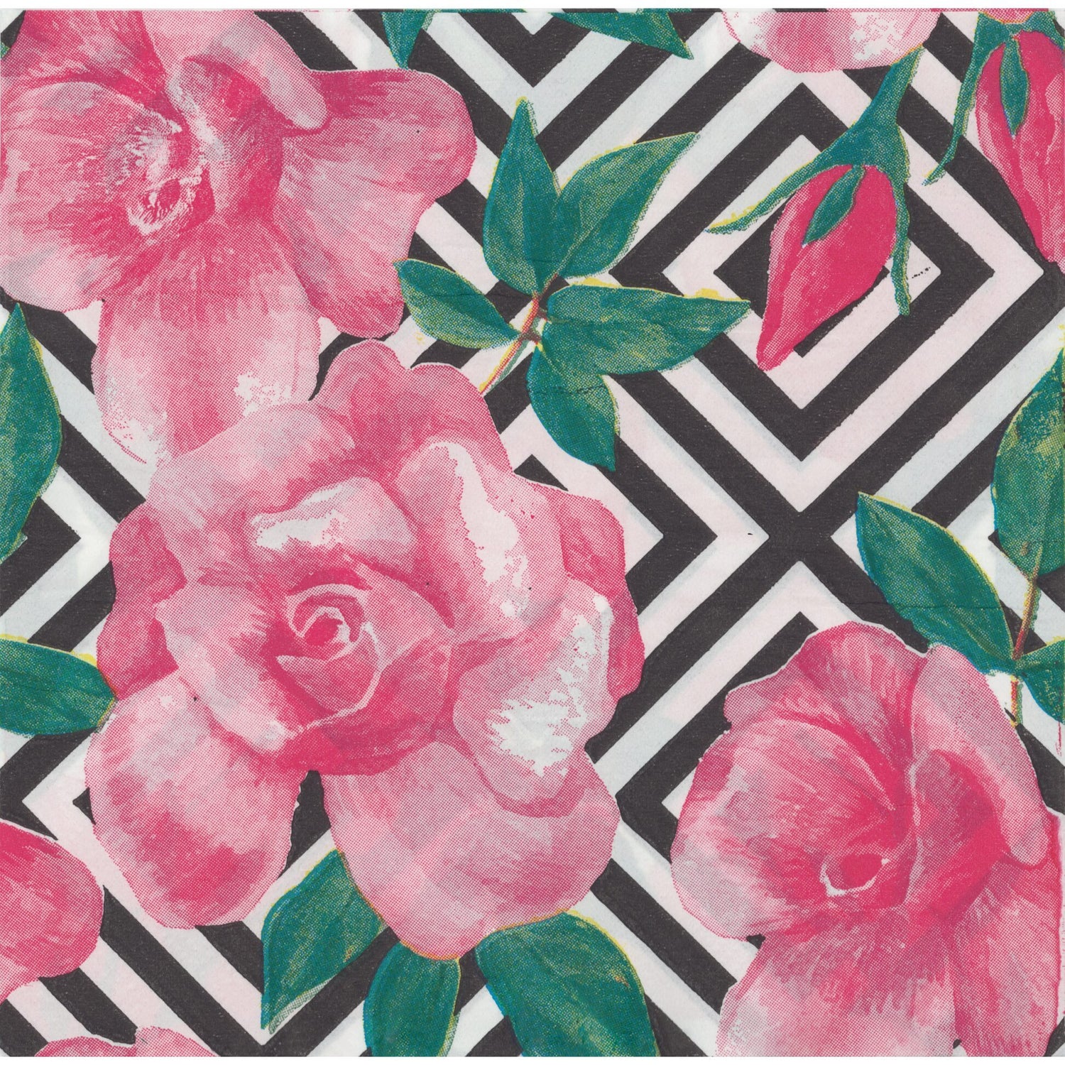 TRS Trading Group Napkin/Serviette - Climbing Roses
