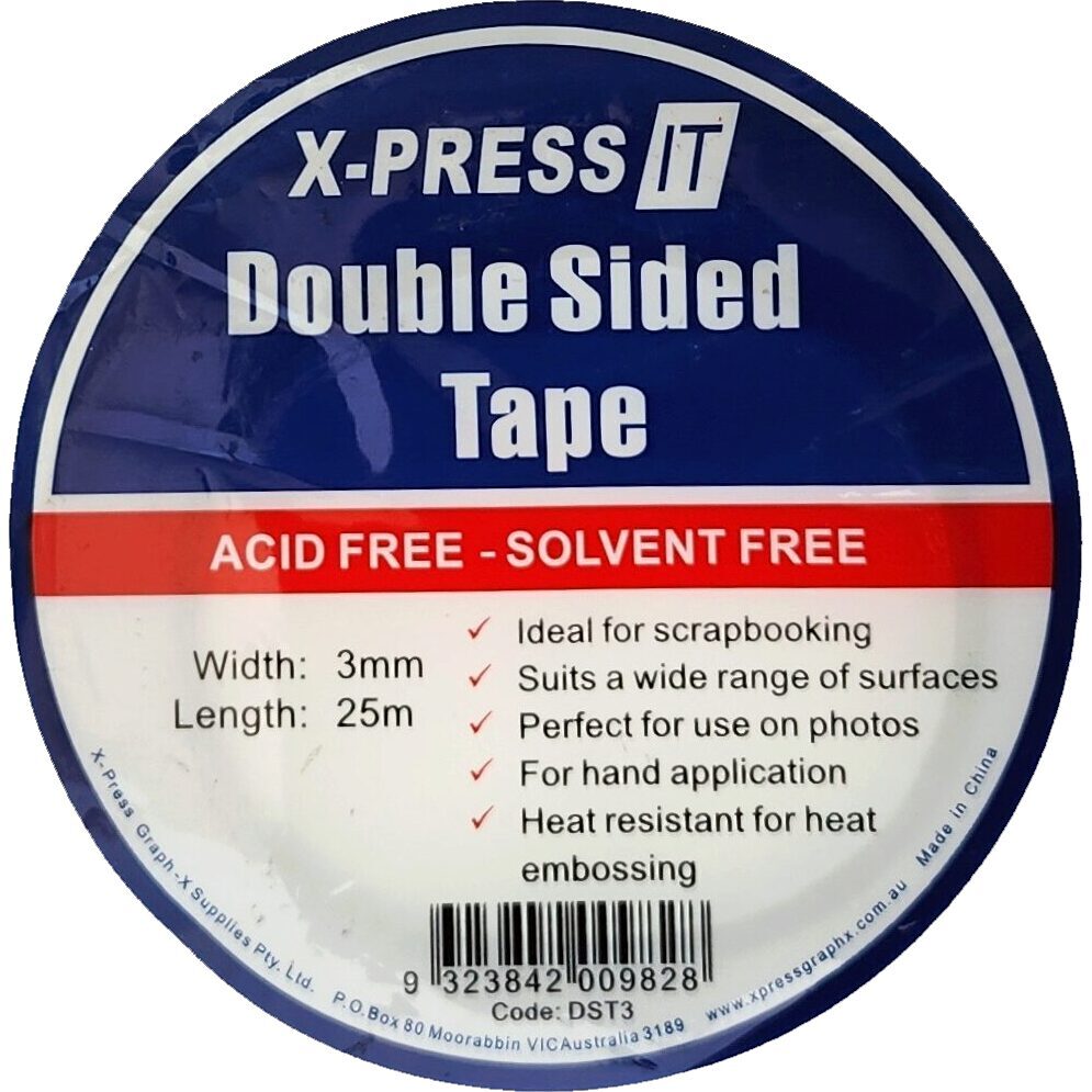 X-Press It Double Sided Tape - 3mm x 25m