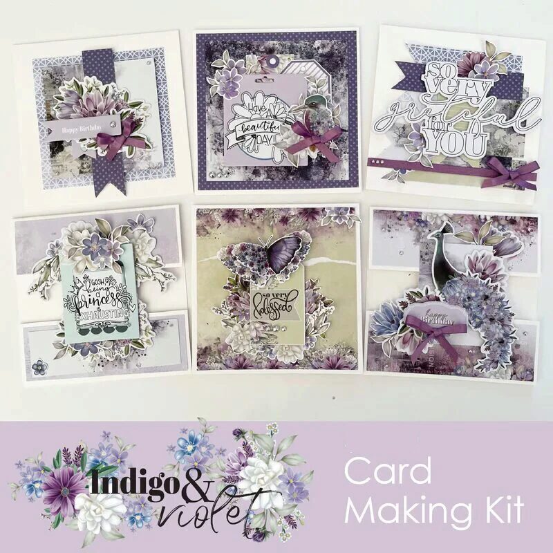 Uniquely Creative Cardmaking Kit - Indigo & Violet