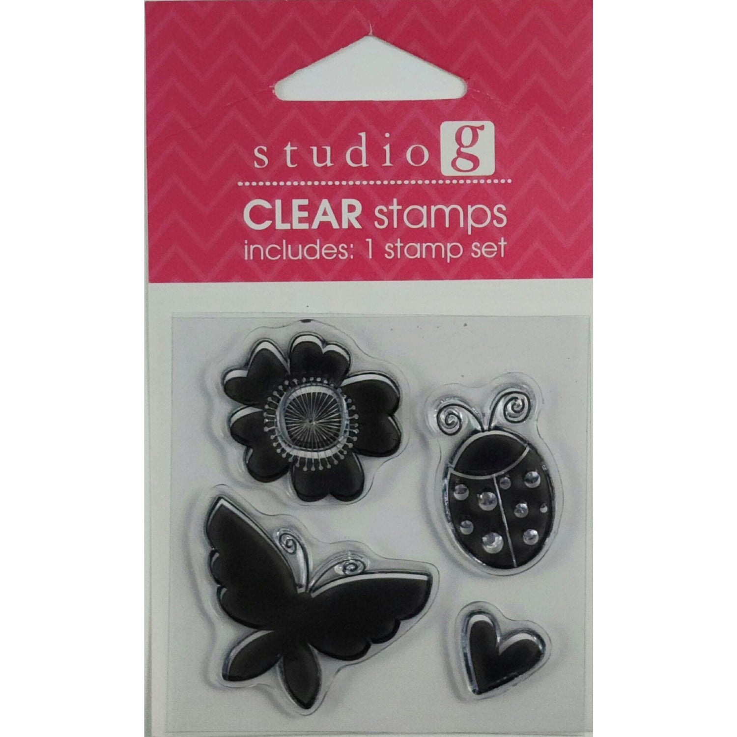 Studio G Clear Mini Stamps - Summer Love