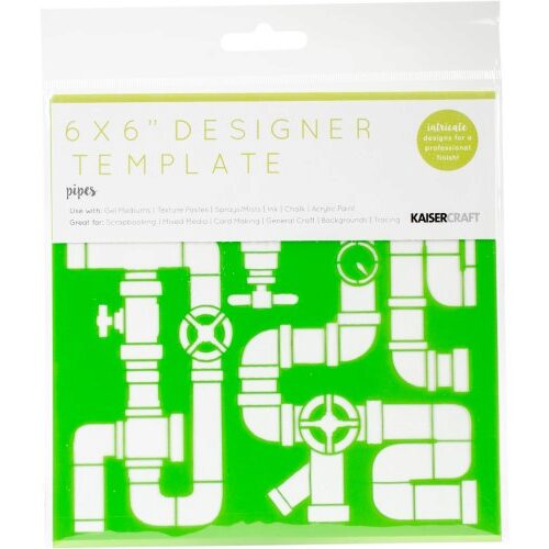 Kaisercraft 6x6" Designer Template - Pipes