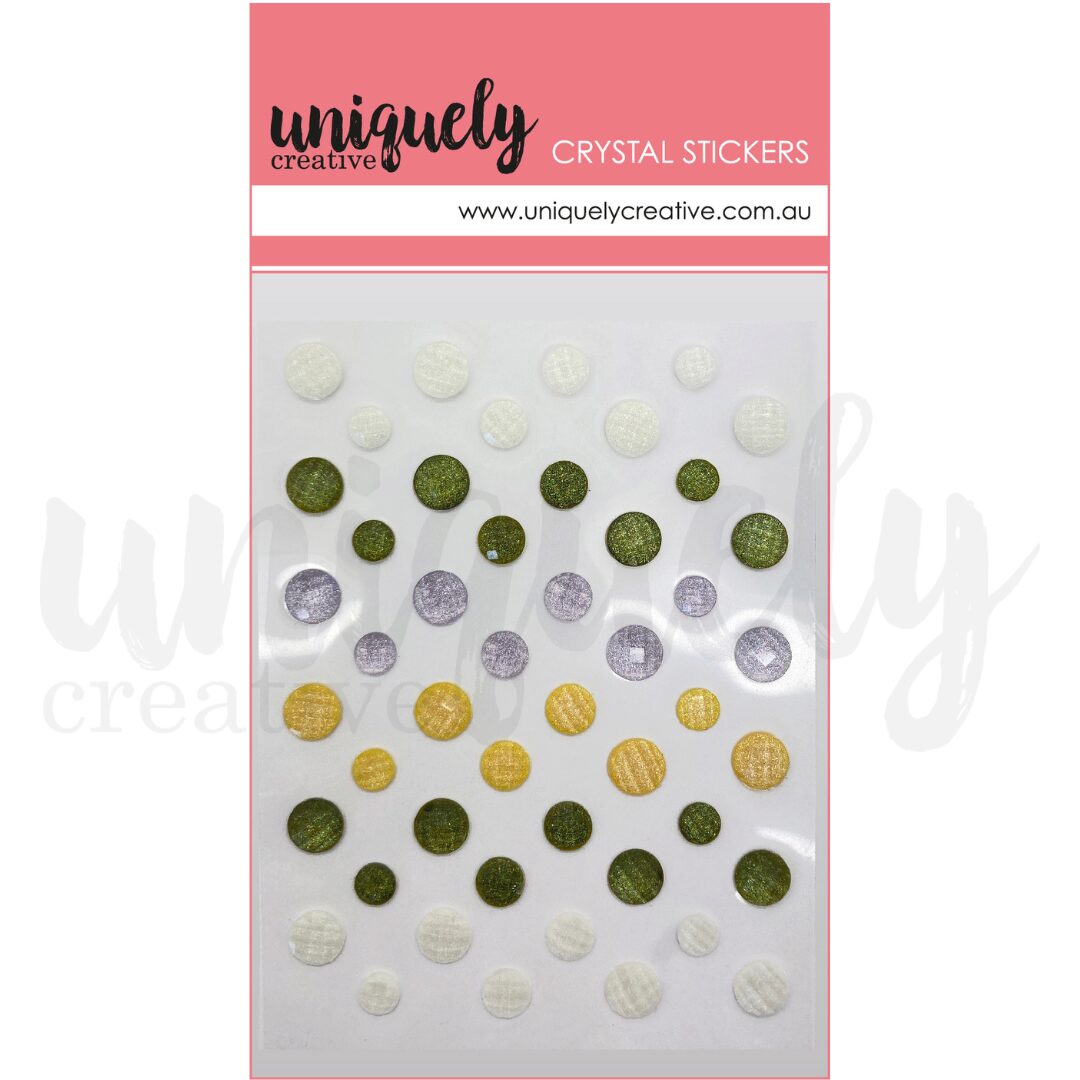 Uniquely Creative Shimmer Crystal Stickers - Garden Path