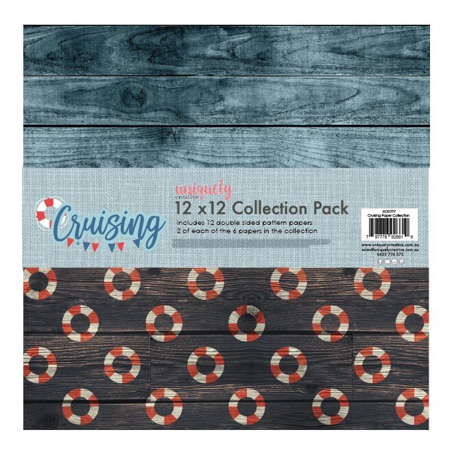 Uniquely Creative Cruising - 12x12" Collection Pack (12 papers)