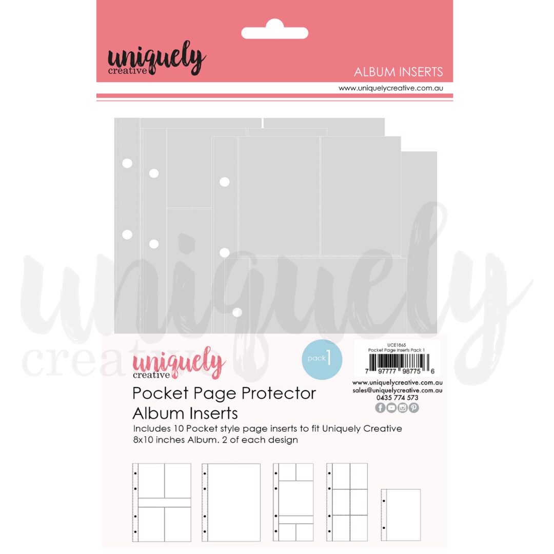 Uniquely Creative Pocket Page Inserts - Pack 5