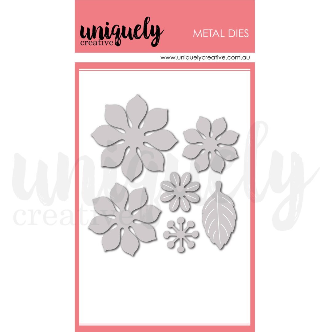 Uniquely Creative Die - Stacked Flowers