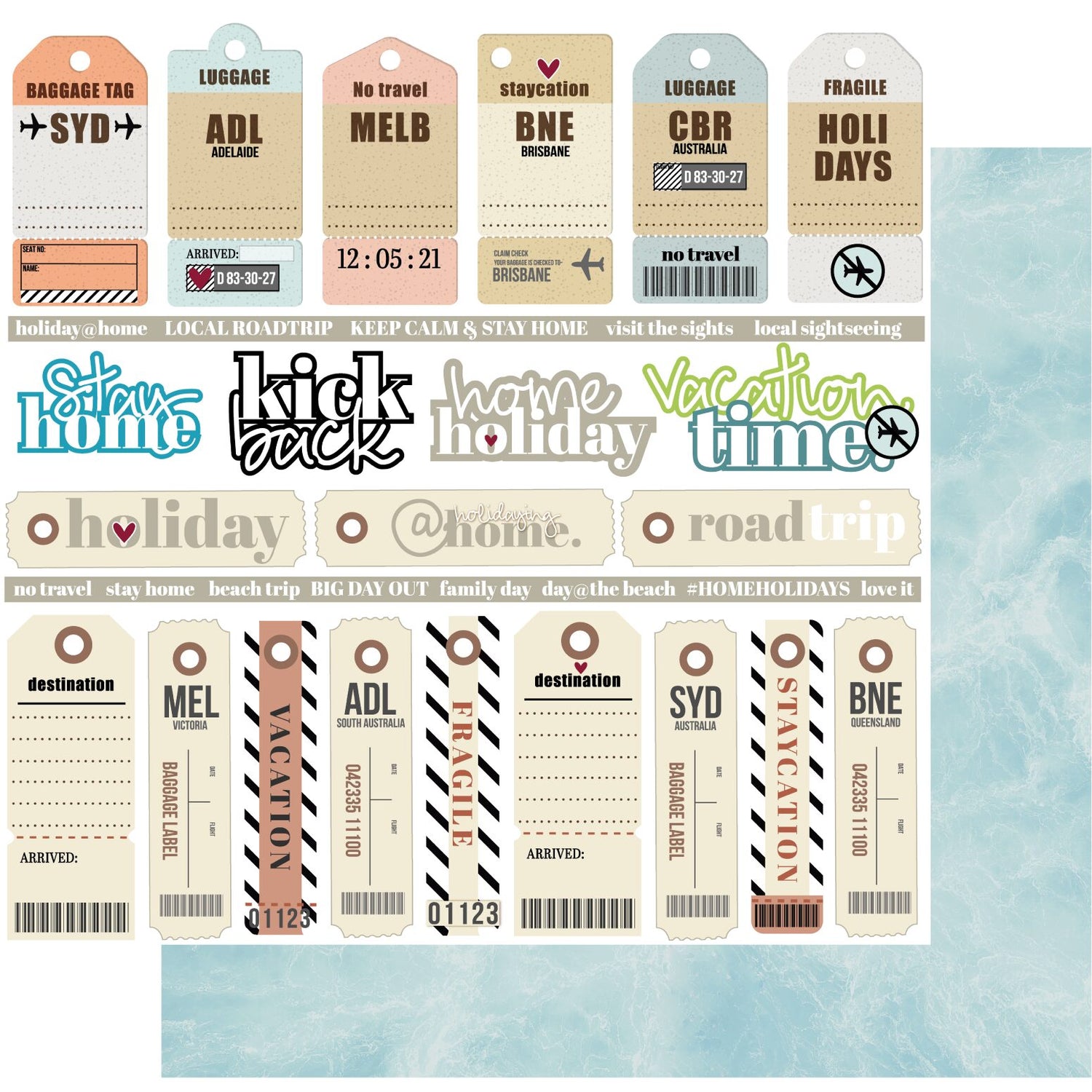 Uniquely Creative Summer Holiday - Home Holiday Paper