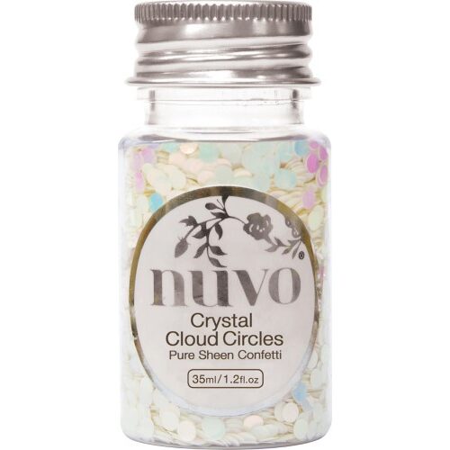 Nuvo - Pure Sheen Confetti - Crystal Cloud Circles