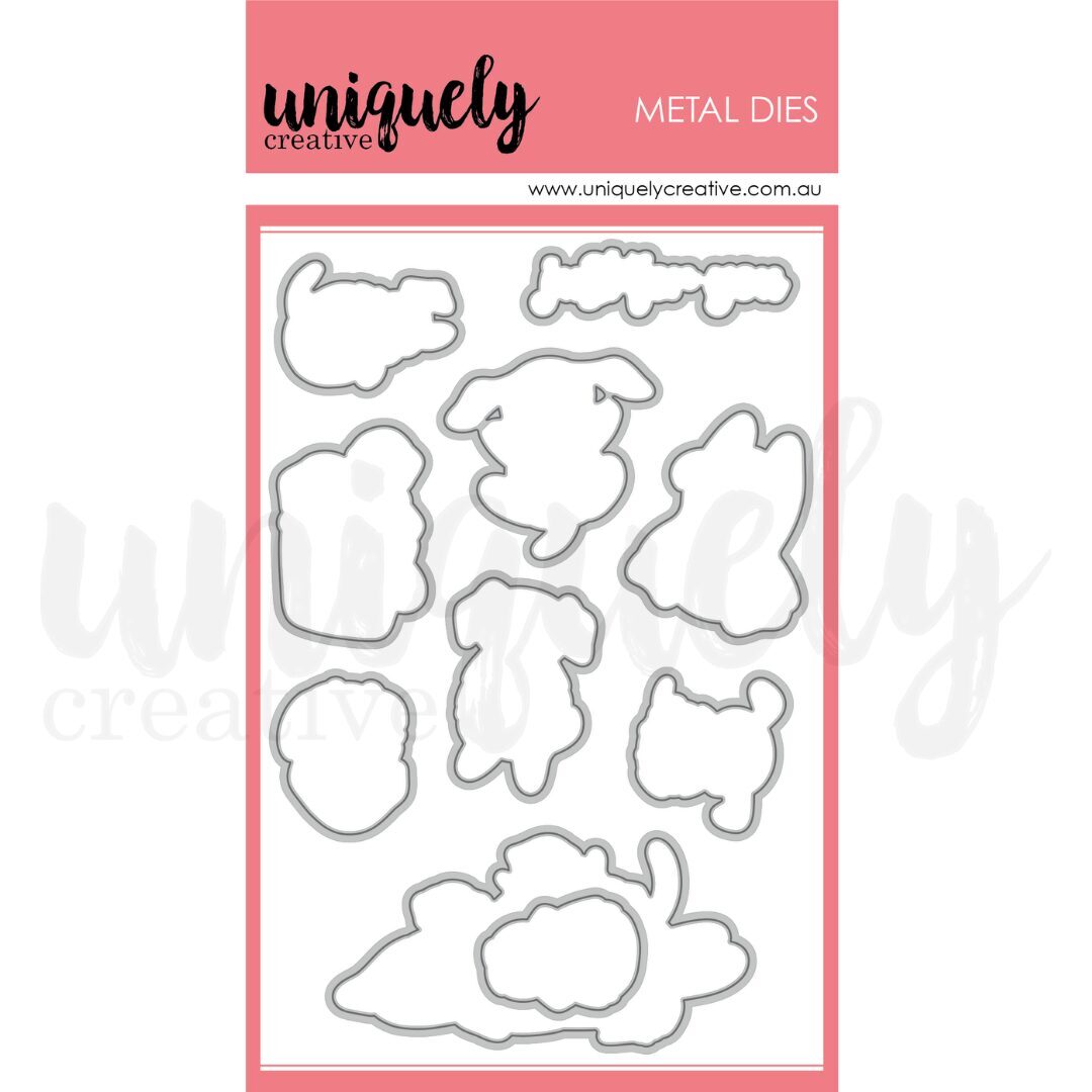 Uniquely Creative Stamp & Die Set Bundle - Pawesome