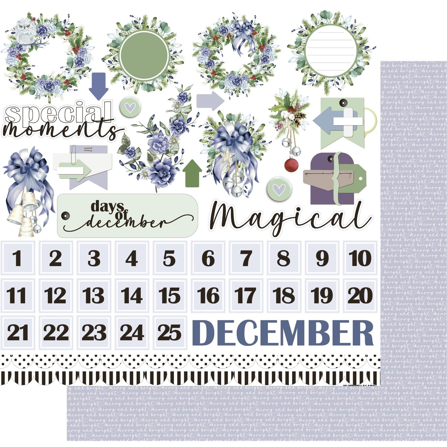 Uniquely Creative Holiday Spirit - Family & Friends Paper