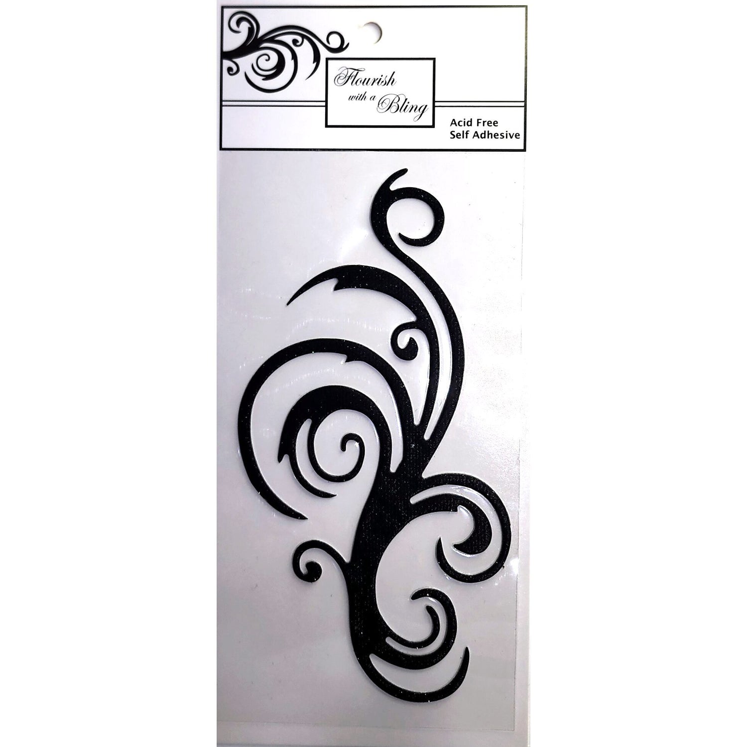 FWAB Jasmine Puffy Flourish - Black