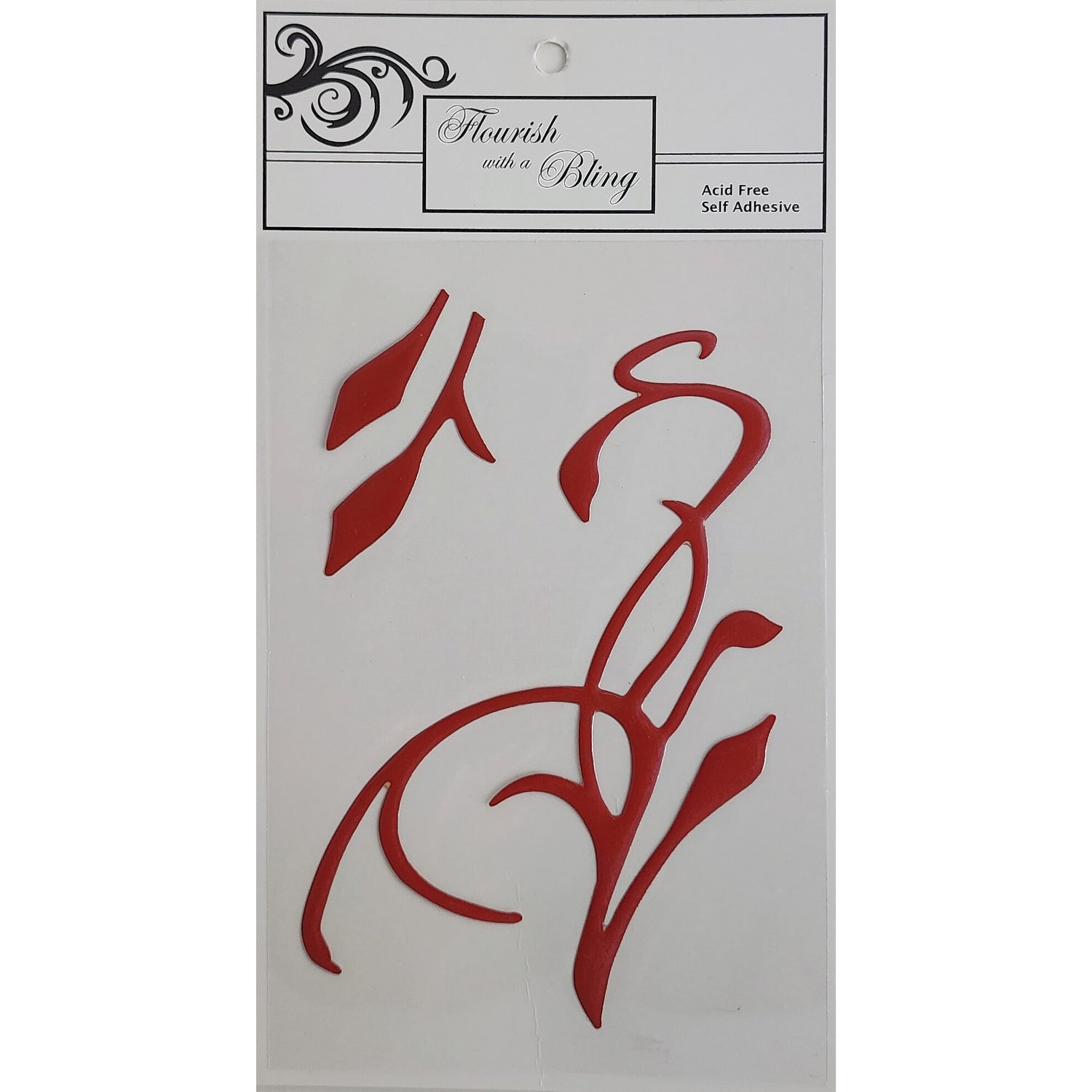FWAB Jessie Metalic Flourish - Cherry Red