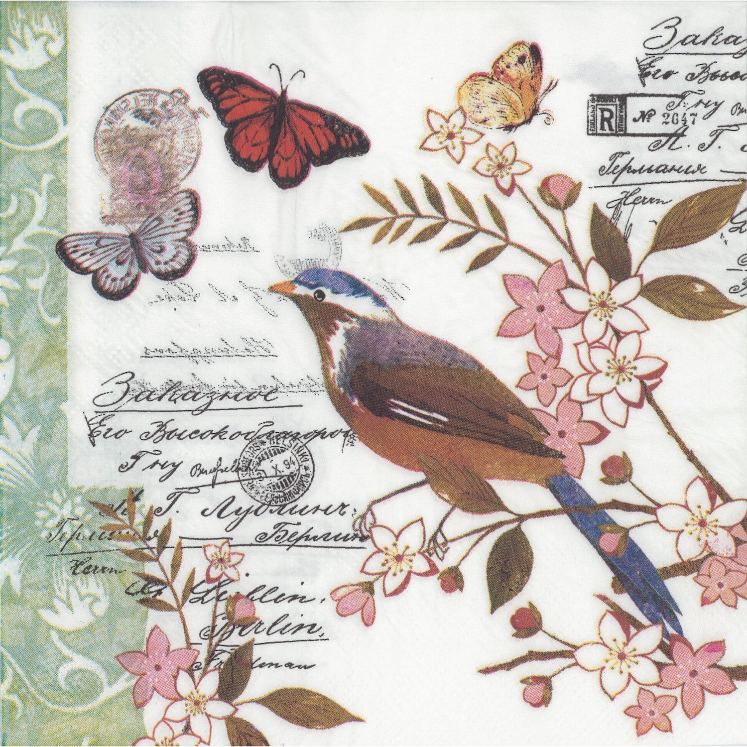 Artwrap Napkin/Serviette - Flight of Fancy