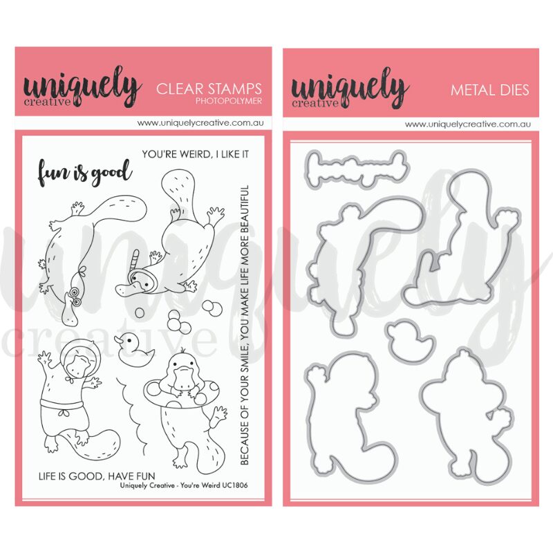 Uniquely Creative Stamp & Die Set Bundle - You're Weird