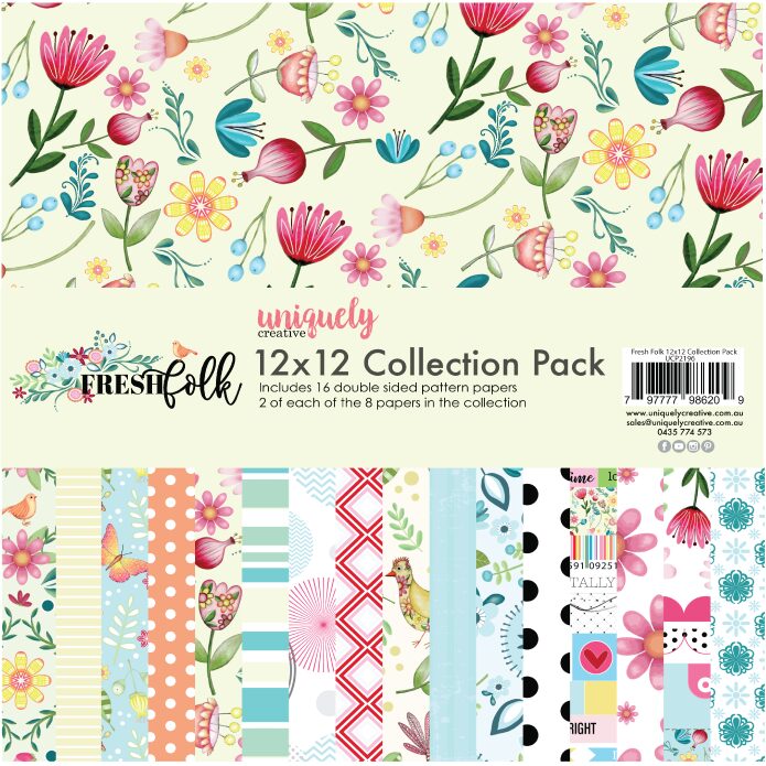 Uniquely Creative Summer Holiday - 12x12" Collection Pack (16 papers)