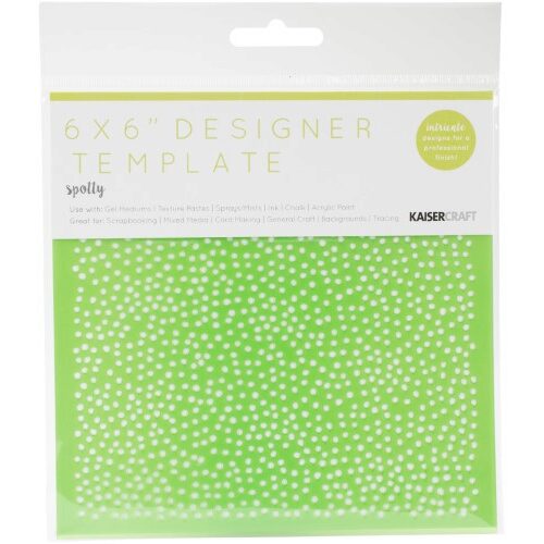 Kaisercraft 6x6" Designer Template - Spotty