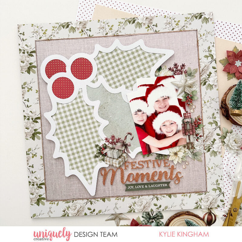 Uniquely Creative Specialty Paper - Holly Overlay