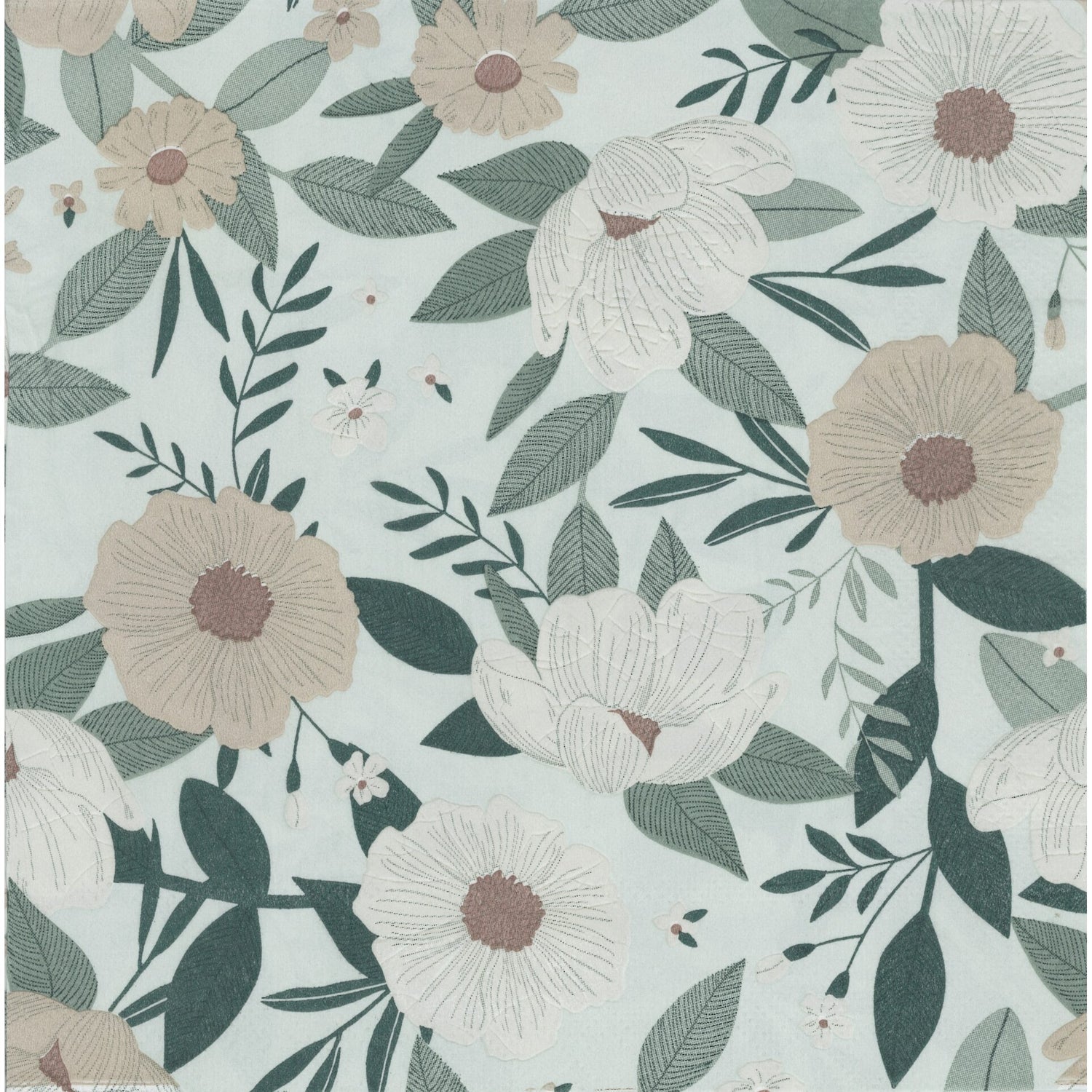 Kaiser Style Napkin/Serviette - Pretty Bouquet