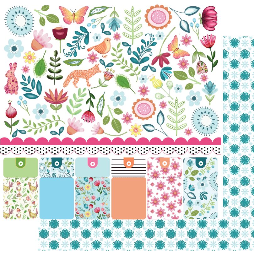 Uniquely Creative Fresh Folk - Fresh Flowers Paper