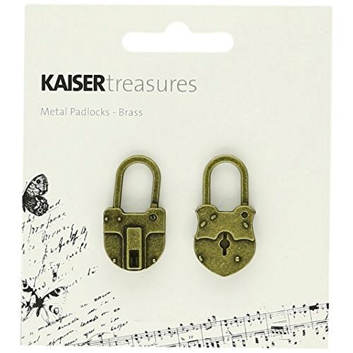 Kaisercraft Metal Padlocks - Brass