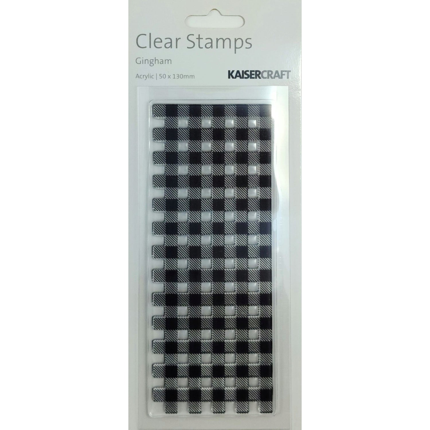 Kaisercraft Clear Stamp - Gingham