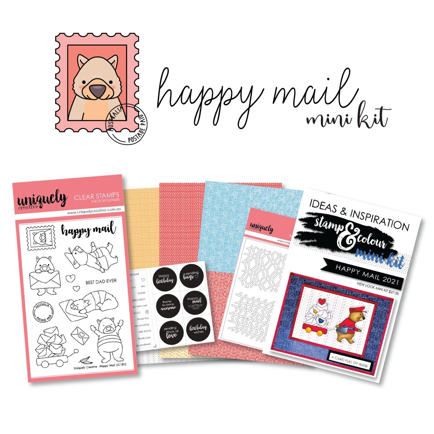 Uniquely Creative Mini Kit - Happy Mail