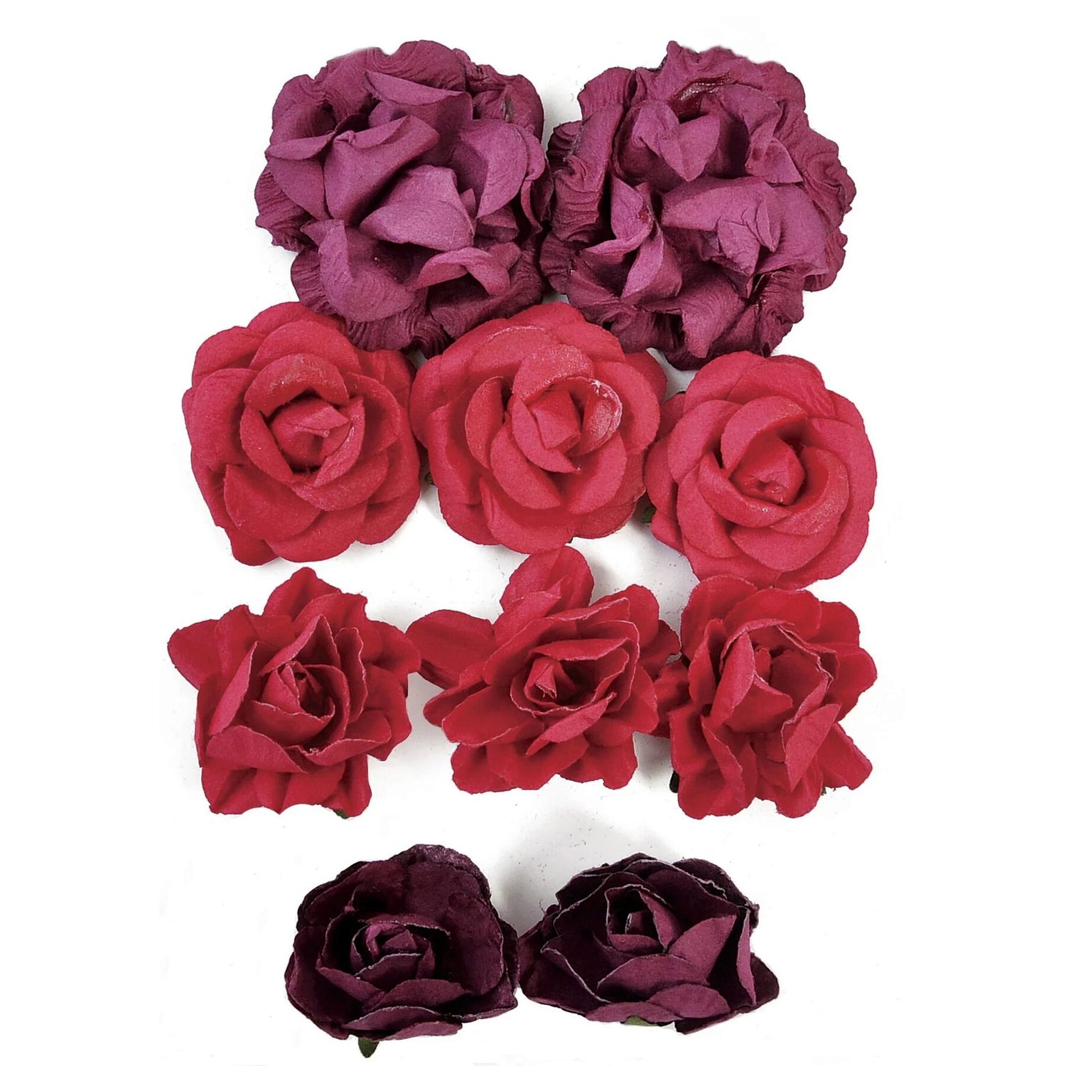 Kaisercraft Paper Blooms - Cranberry