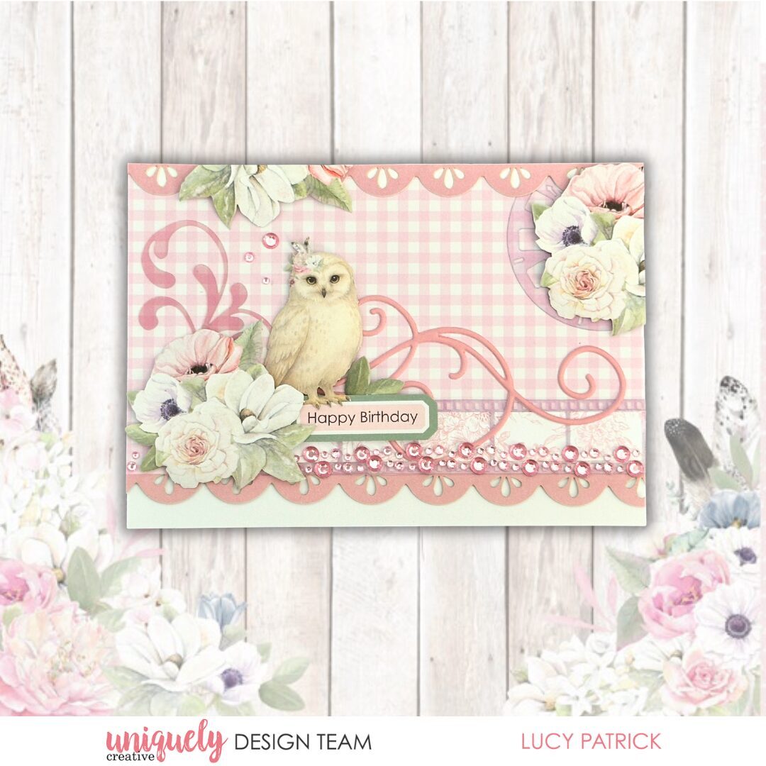 Uniquely Creative Puffy Stickers - Pink Flourish
