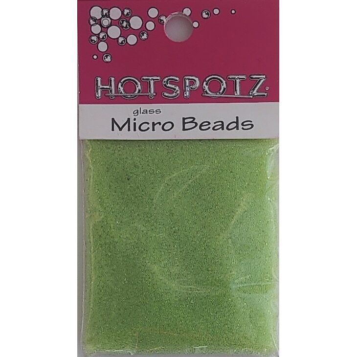 Hotspotz Tiny Micro Beads - Lime Green - 20gms